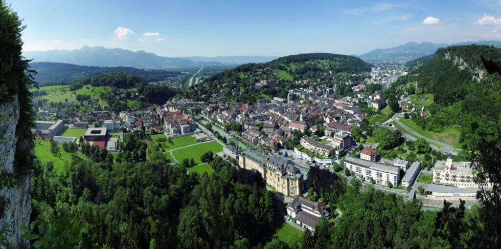 Blick auf die Altstadt von Feldkirch